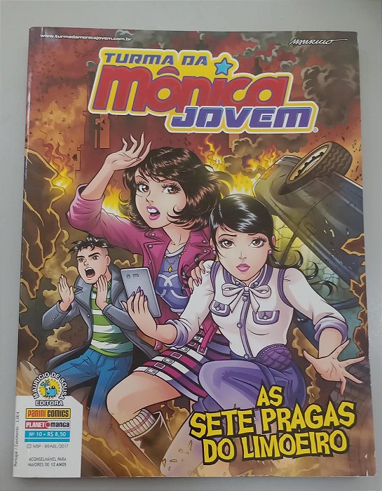 Gibi Turma da Mônica Jovem #10 Segunda Série Autor Maurício de Sousa (2017) [usado]