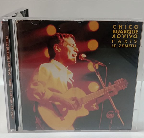 Cd ao Vivo Paris Le Zenith - Chico Buarque Interprete Chico Buarque (1990) [usado]