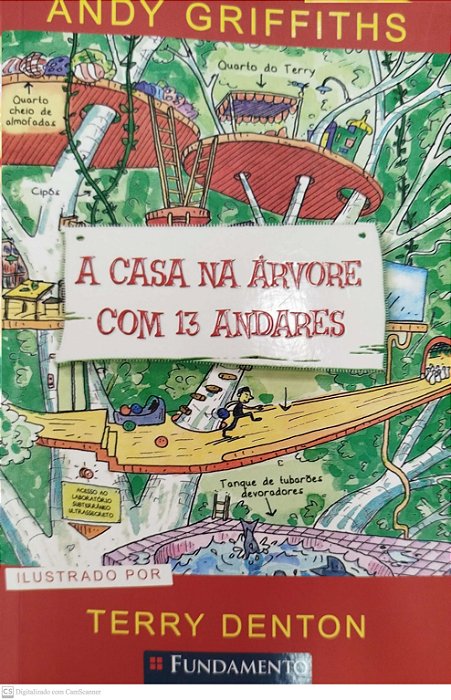 Livro a Casa na Árvore com 13 Andares Autor Griffiths, Andy (2017) [seminovo]