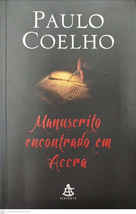 Livro Manuscrito Encontrado em Accra Autor Coelho, Paulo (2012) [seminovo]