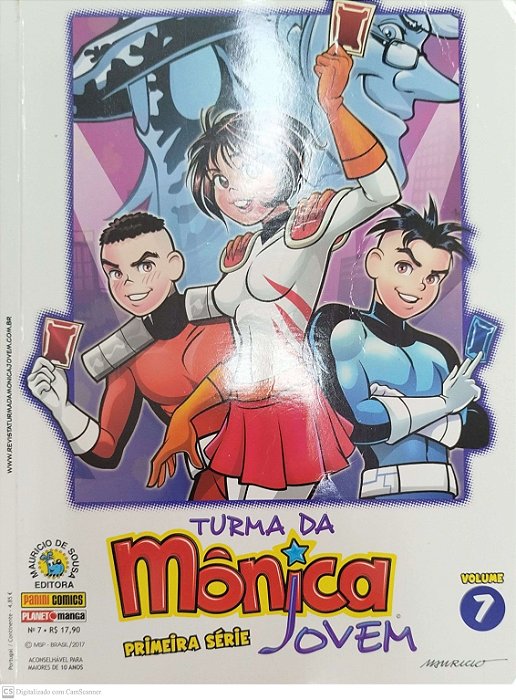 Gibi Turma da Mônica Jovem - Primeira Série #7 Autor (2017) [usado]