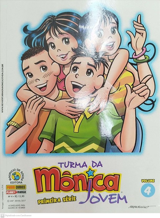 Gibi Turma da Mônica Jovem - Primeira Série #4 Autor (2017) [usado]