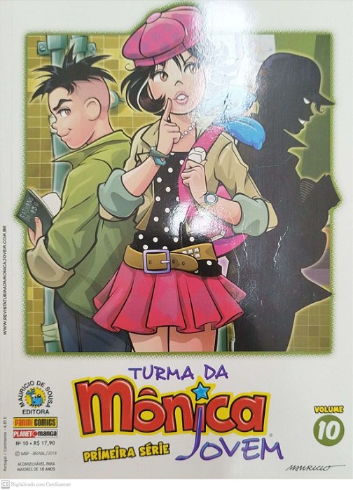 Gibi Turma da Mônica Jovem - Primeira Série #10 Autor (2018) [usado]