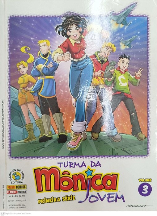 Gibi Turma da Mônica Jovem - Primeira Série #3 Autor (2017) [usado]