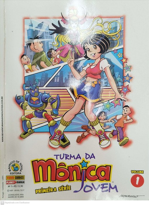 Gibi Turma da Mônica Jovem - Primeira Série #1 Autor (2017) [usado]