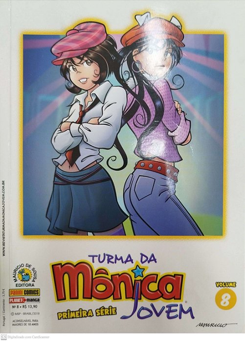 Gibi Turma da Mônica Jovem - Primeira Série #8 Autor (2018) [usado]