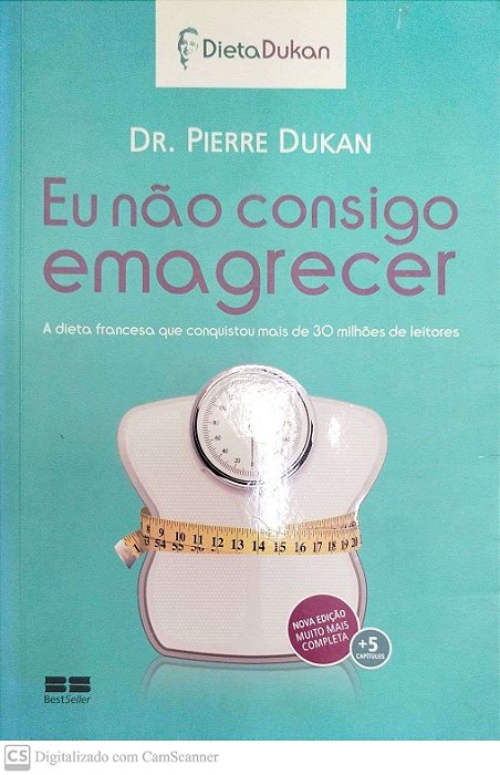 Livro Eu Não Consigo Emagrecer Autor Dukan, Dr. Pierre (2015) [usado]