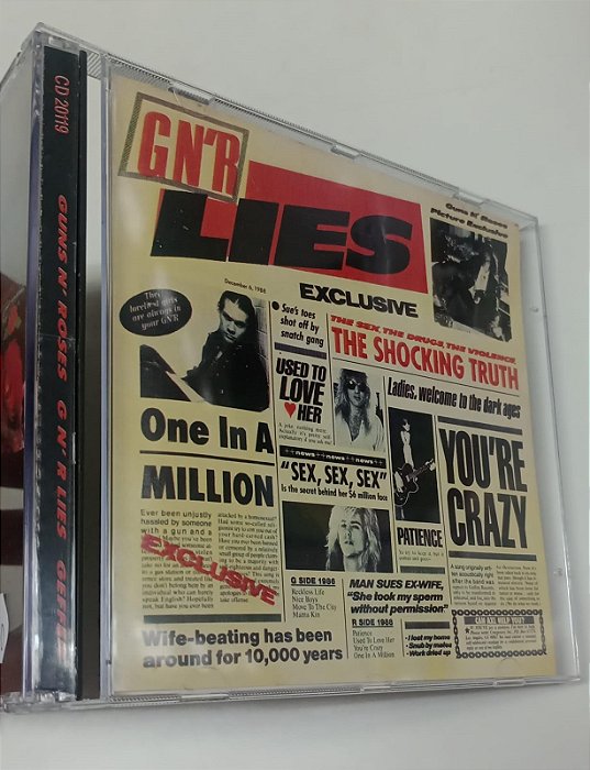 Cd G N'' R Lies - Guns N'' Roses Interprete Guns N'' Roses (1991) [usado]