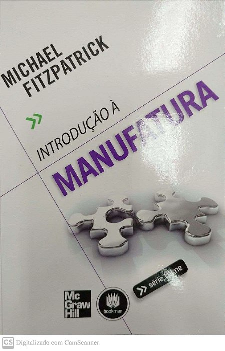 Livro Introdução À Manufatura Autor Fitzpatrick, Michael [seminovo]