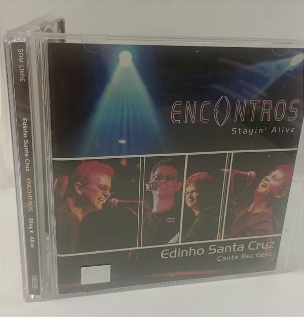 Cd Encontros Stayin'' Alive - Edinho Santa Cruz Canta Bee Gees Interprete Edinho Santa Cruz (2002) [usado]