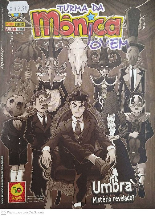 Gibi Turma da Mônica Jovem #75 Autor (2014) [seminovo]