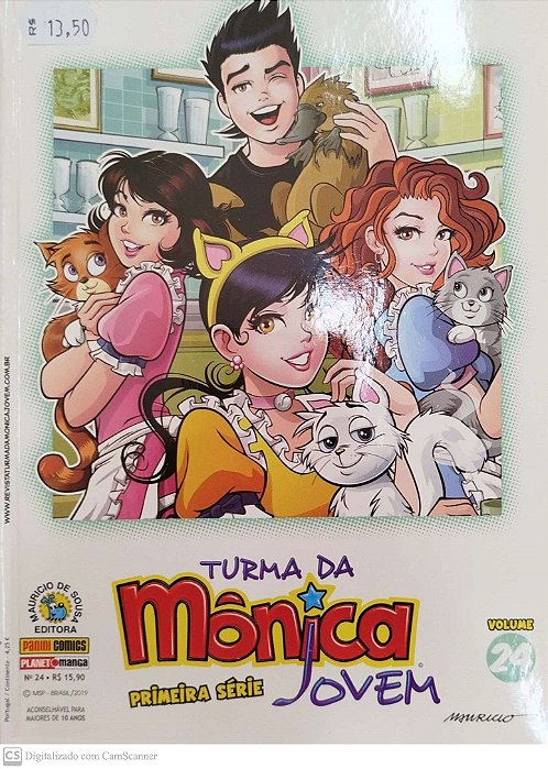 Gibi Turma da Mônica Jovem Primeira Série - Volume 24 Autor (2019) [seminovo]