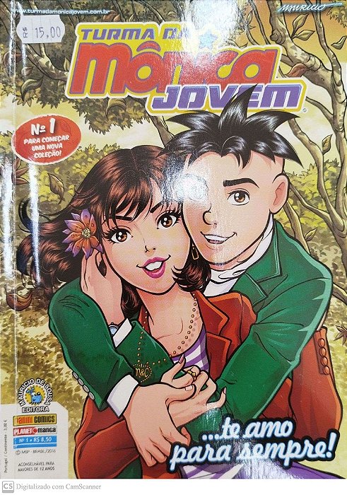 Gibi Turma da Mônica Jovem #1 Autor (2016) [seminovo]