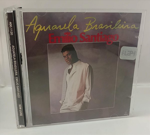 Cd Aquarela Brasileira - Emilio Santiago [1992] Interprete Emilio Santiago (1992) [usado]