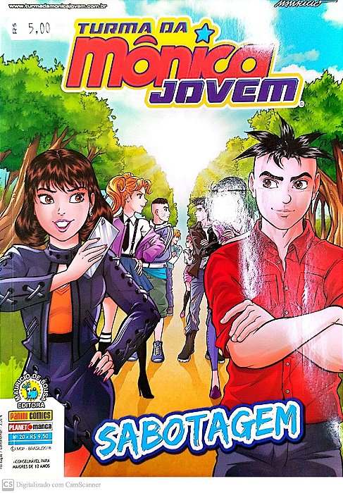 Gibi Turma da Mônica Jovem #20 Autor (2018) [seminovo]