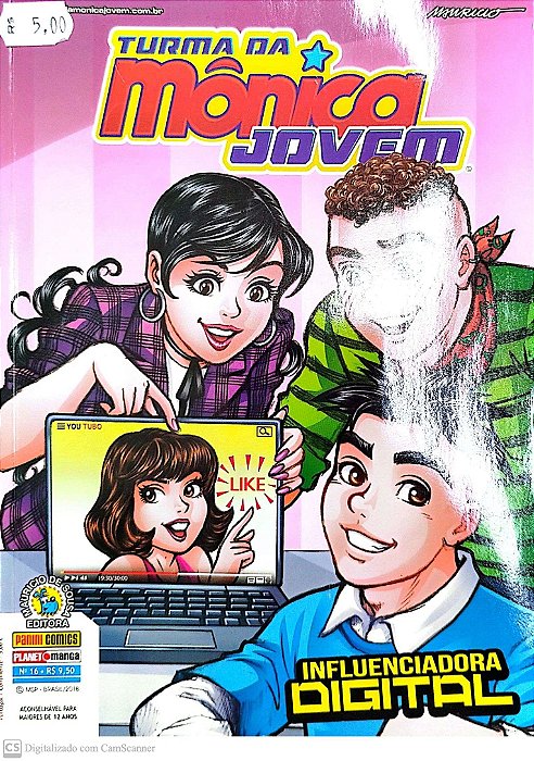 Gibi Turma da Mônica Jovem #16 Autor (2018) [seminovo]