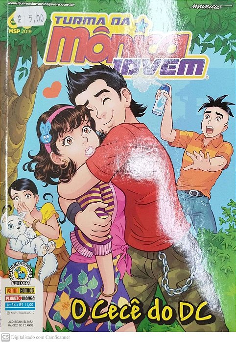 Gibi Turma da Mônica Jovem #34 Autor (2019) [seminovo]