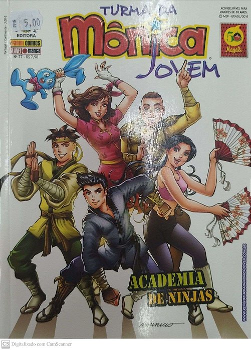 Gibi Turma da Mônica Jovem #77 Autor (2014) [seminovo]