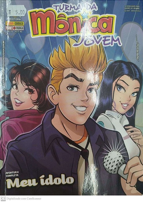 Gibi Turma da Mônica Jovem #72 Autor (2014) [seminovo]