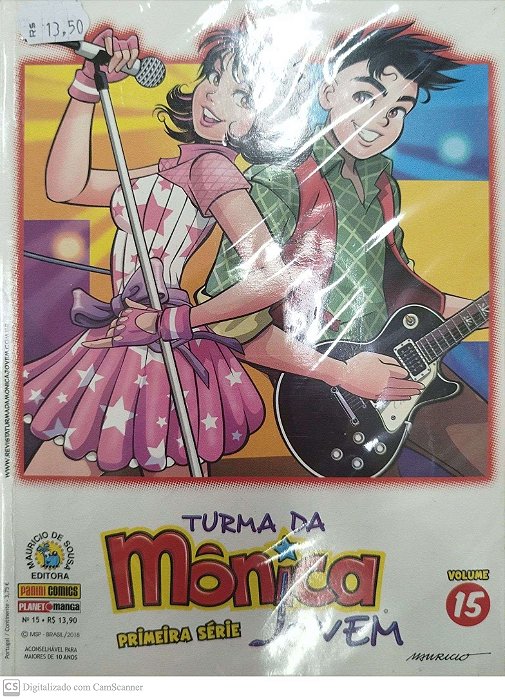 Gibi Turma da Mônica Jovem Primeira Série - Volume 15 Autor (2018) [seminovo]
