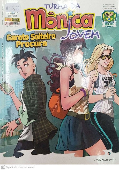 Gibi Turma da Mônica Jovem #71 Autor (2014) [seminovo]