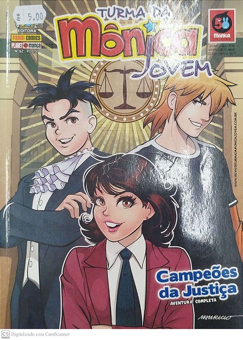 Gibi Turma da Mônica Jovem #62 Autor (2013) [seminovo]