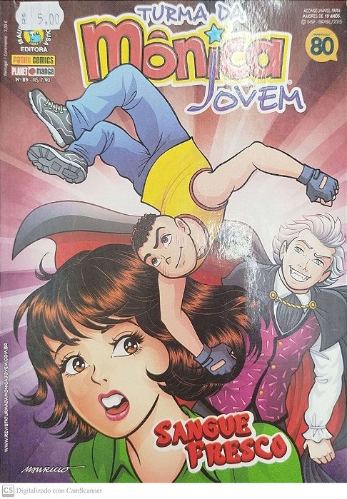 Gibi Turma da Mônica Jovem #89 Autor (2015) [seminovo]