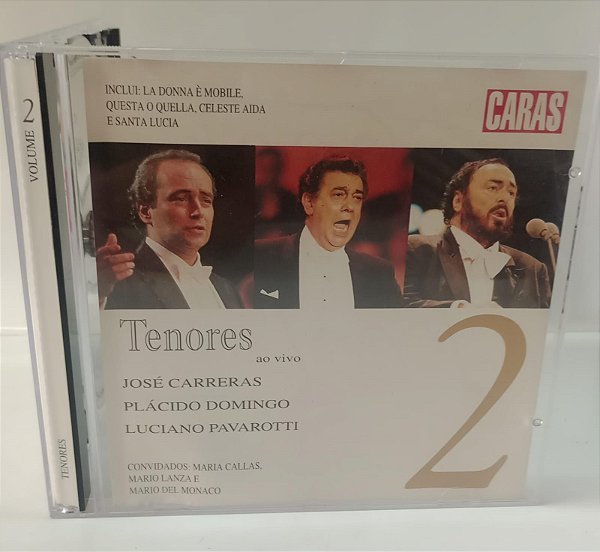 Cd Tenores Vol. 2 - José Carreras, Plácido Domingo e Luciano Pavarotti Interprete Vários [usado]