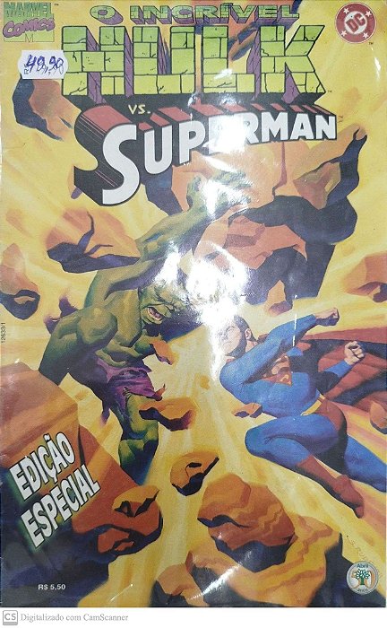 Gibi o Incrível Hulk Vs. Superman Autor (2000) [usado]