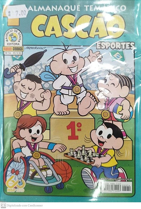 Gibi Esportes: Cascão - Almanaque Temático #54 Autor (2020) [seminovo]