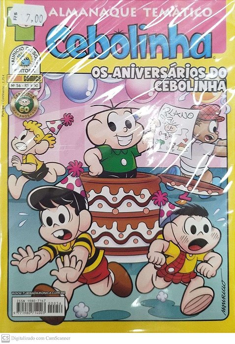 Gibi os Aniversários do Cebolinha: Cebolinha - Almanaque Temático #54 Autor (2020) [seminovo]