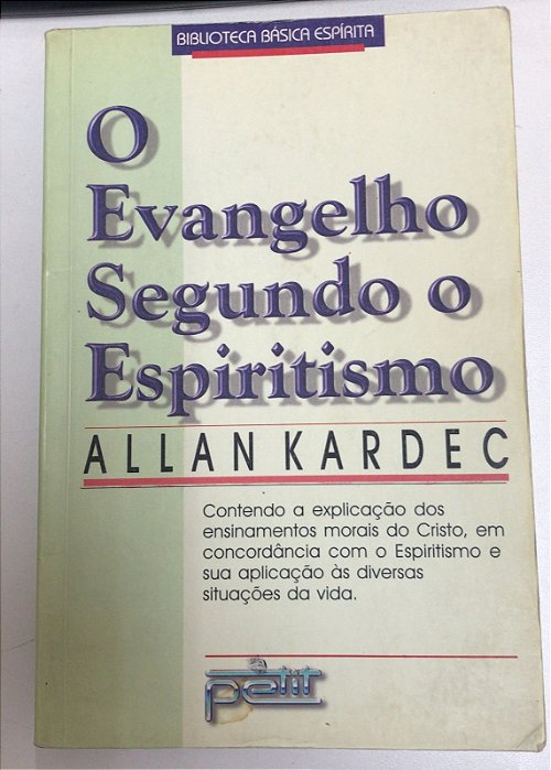 Livro o Evangelho Segundo o Espiritismo Autor Kardec, Allan (1997) [usado]
