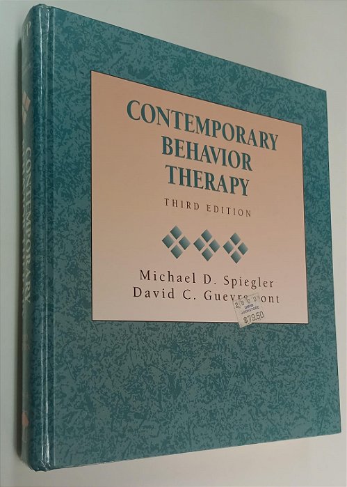 Livro Contemporary Behavior Therapy Third Edition Autor Spiegler, Micahel D. (1998) [usado]