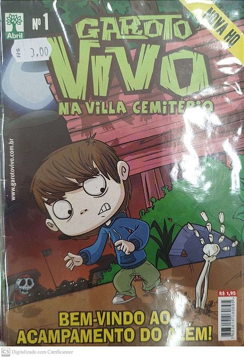 Gibi Garoto Vivo #1 Autor (2012) [seminovo]