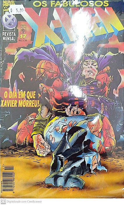 Gibi os Fabulosos X-men #17 Autor (1997) [usado]