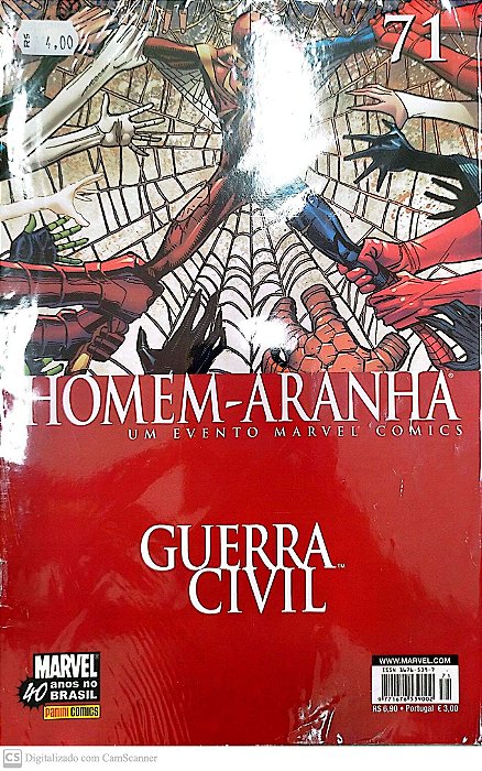 Gibi Homem-aranha #71 Autor (2007) [usado]
