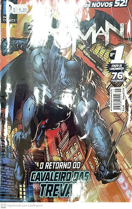 Gibi Batman #1 - os Novos 52! Autor (2012) [seminovo]