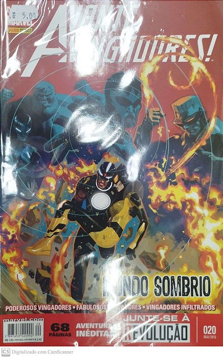 Gibi Avante, Vingadores! #20 - Nova Marvel Autor (2015) [seminovo]