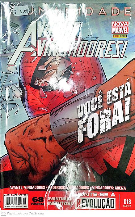 Gibi Avante, Vingadores! #18 - Nova Marvel Autor (2015) [seminovo]
