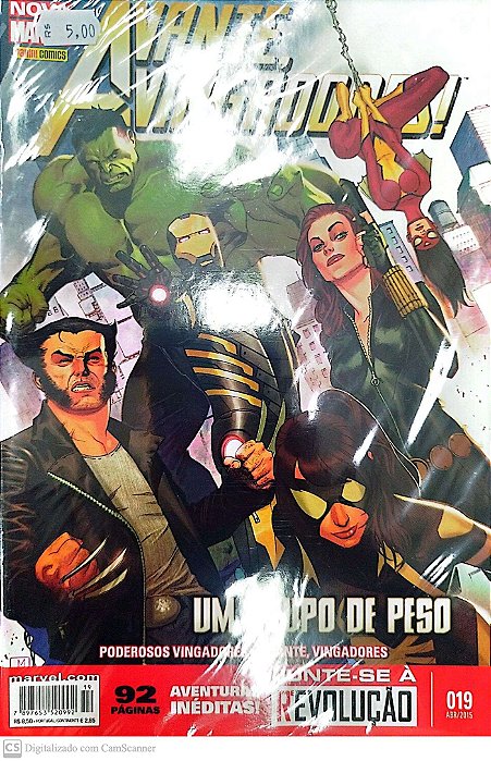 Gibi Avante, Vingadores! #19 - Nova Marvel Autor (2015) [seminovo]