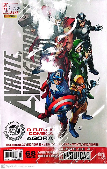 Gibi Avante, Vingadores! #1 - Nova Marvel Autor (2013) [seminovo]