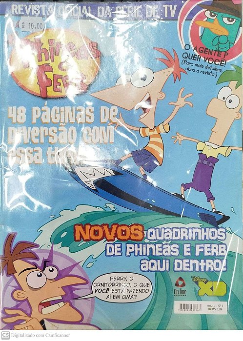 Gibi Phineas e Ferb #1 Autor (2011) [seminovo]
