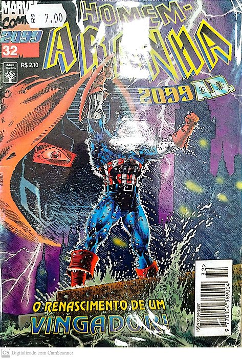 Gibi Homem-aranha 2099 #32 - Formatinho Autor (1996) [usado]