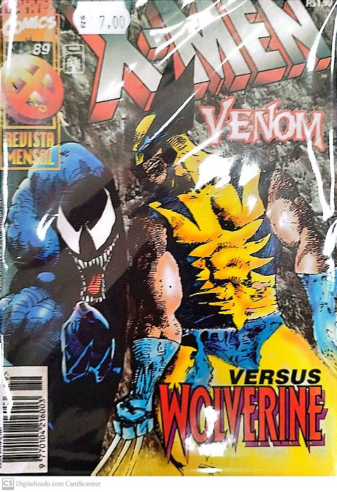 Gibi X-men #89 - Formatinho Autor (1996) [usado]