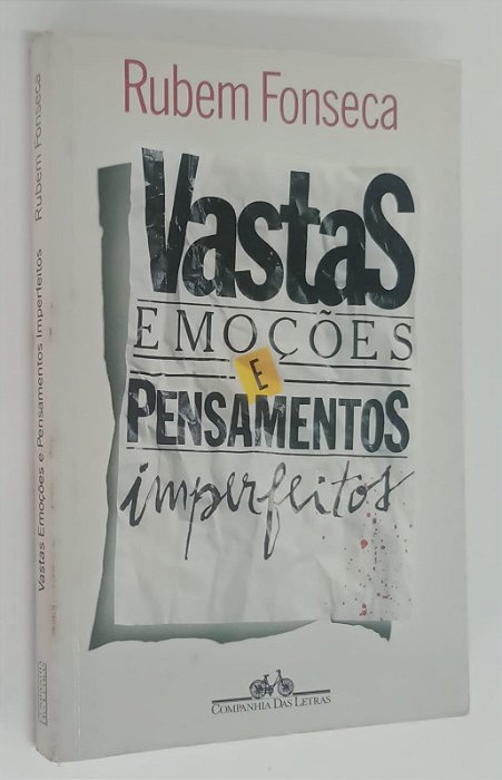 Livro Vastas e Emoções e Pensamentos Imperfeitos Autor Fonseca, Rubem (1989) [usado]
