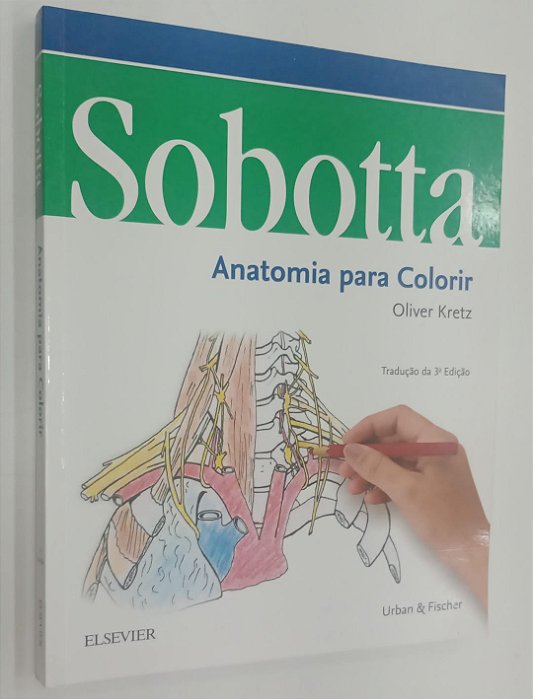 Livro Sobotta: Anatomia para Colorir Autor Kretz, Oliver (2019) [seminovo]