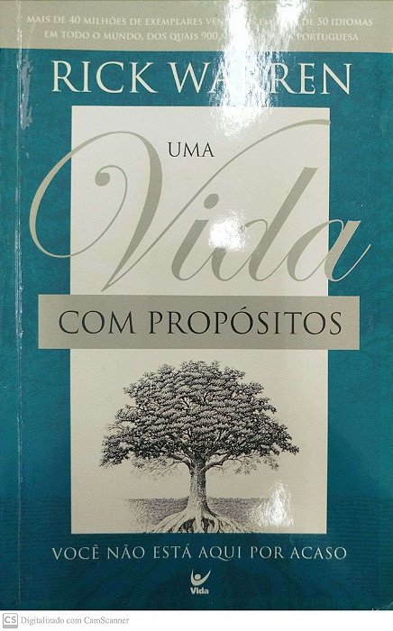 Livro Uma Vida com Propósitos Autor Warren, Rick (2010) [usado]