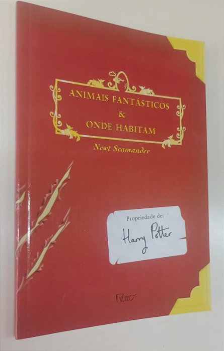 Livro Animais Fantásticos e onde Habitam - Harry Potter Autor Rowling, Joanne K. (2001) [seminovo]