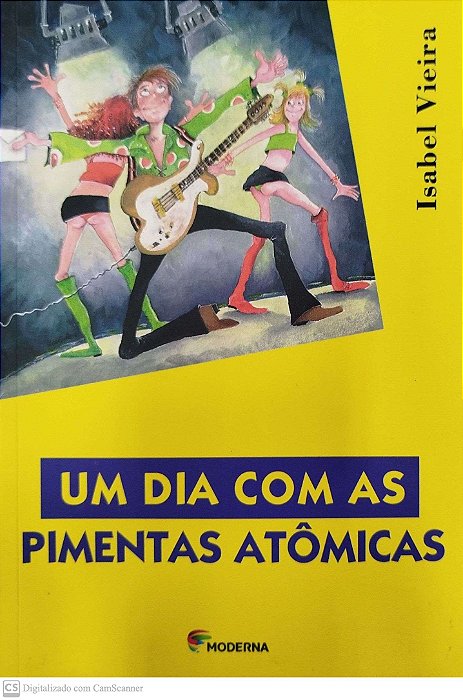 Livro um Dia com as Pimentas Atômicas Autor Vieira, Isabel (2013) [seminovo]