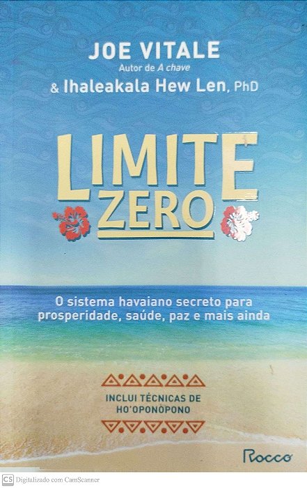 Livro Limite Zero Autor Vitale, Joe (2016) [seminovo]